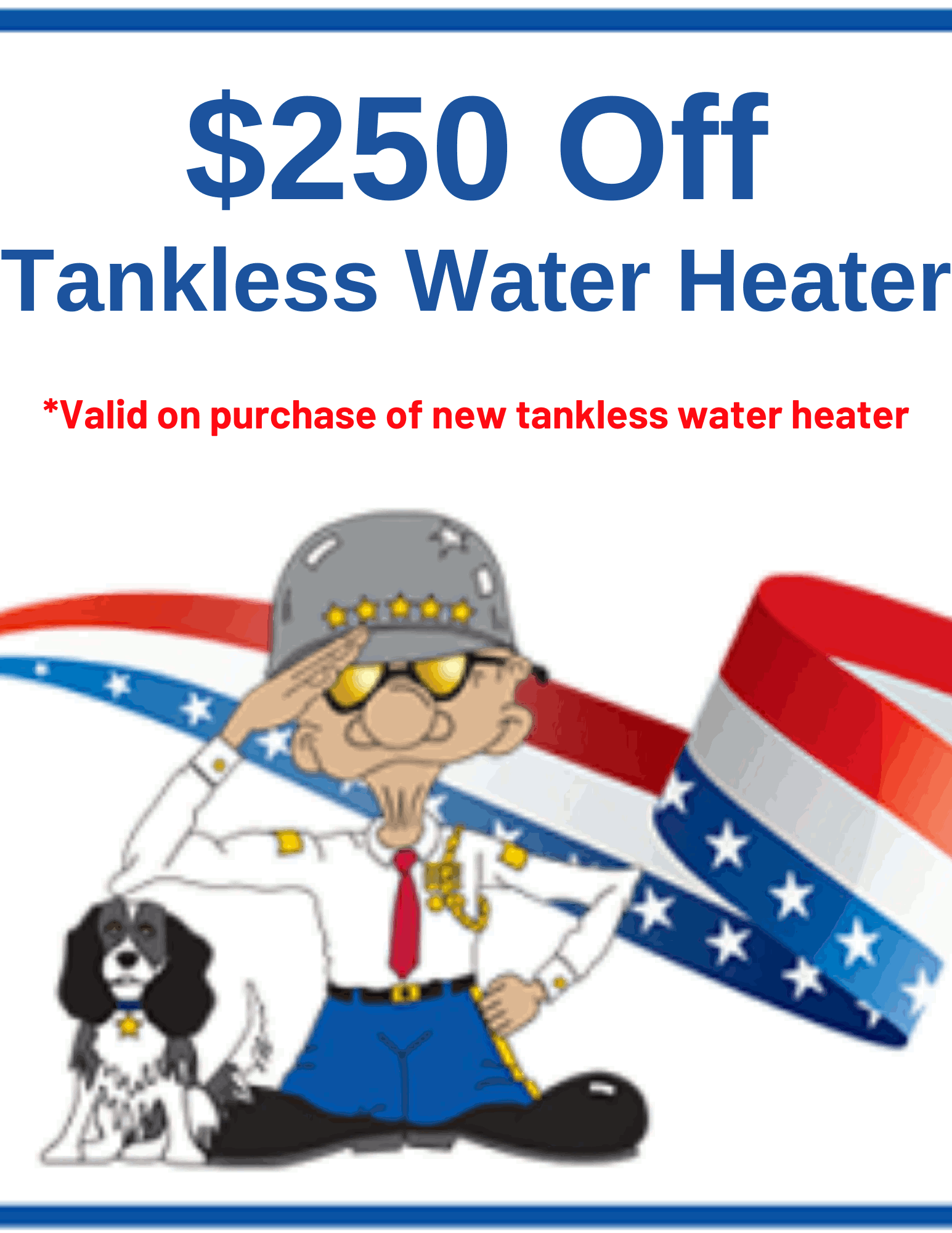tankless water heater coupon General Air Conditioning & Plumbing